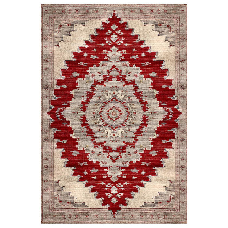 Marisol Oriental Machine Printed Cotton Polyester Area Rug, Runner 2'8" x 10'6"