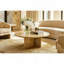 Table basse en marbre naturel doré jaune beige, petite table, table de salon, pierre naturelle, marbre véritable, véritable marbre véritable-1092707261