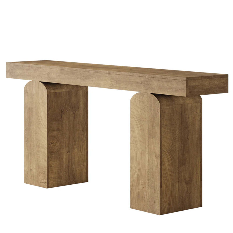 Side Table,Console Table,Entryway Table, Natural