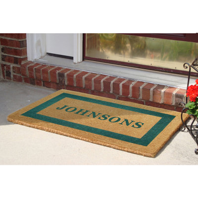 Tapis de porte antidérapant pour l'extérieur