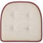 Coussin de siège en mousse à mémoire de forme en U de qualité supérieure épais et confortable Coussin de siège capitonné antidérapant Housse de siège intérieure en caoutchouc antidérapant de 17 po x 16 po pour bureau, chaises de cuisine, paquet de 6, couleur bourgogne-88354988