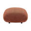 Canapé 3 places avec repose-pieds rembourré Modern Modern Mid Century Couch