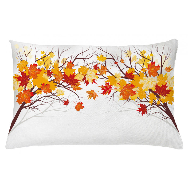 Housse de coussin lombaire intérieur / extérieur Fall, 16 po x 26 po