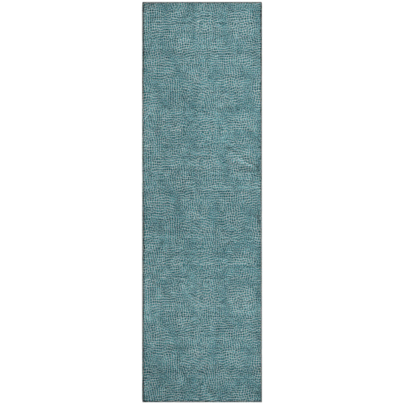 Tapis géométrique de qualité supérieure lavable à la machine Cossette AMF1057, Tapis de couloir 2 pi 3 po x 7 pi 6 po