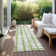 Malek Washable Abstract Indoor / Outdoor Rug