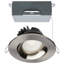 3.5" Round Selectable Color Temperature Dimmable Air-Tight IC Rated LED Canless Recessed Lighting Kit-1166889232