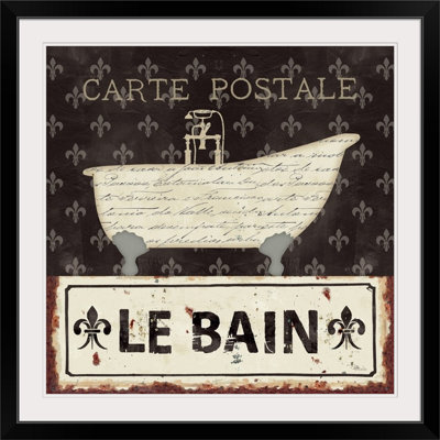 «bain vi, affiche rétro