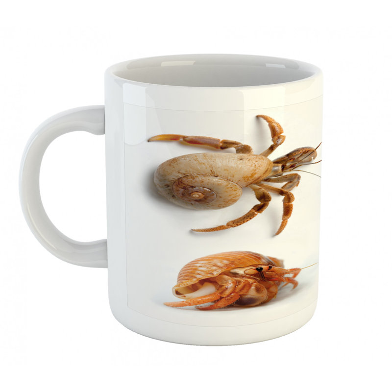 Grande tasse à café crabes