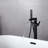 1 Handle Floor Freestanding Tub Faucet with Diverter-94128586