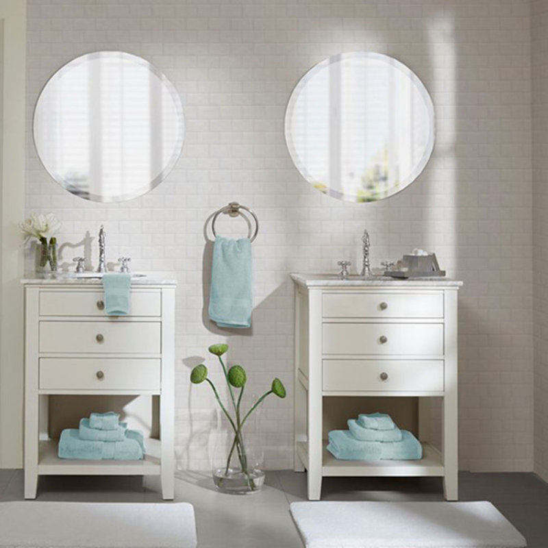Ensemble de serviettes antimicrobiennes 100% coton 8 pièces, Seafoam