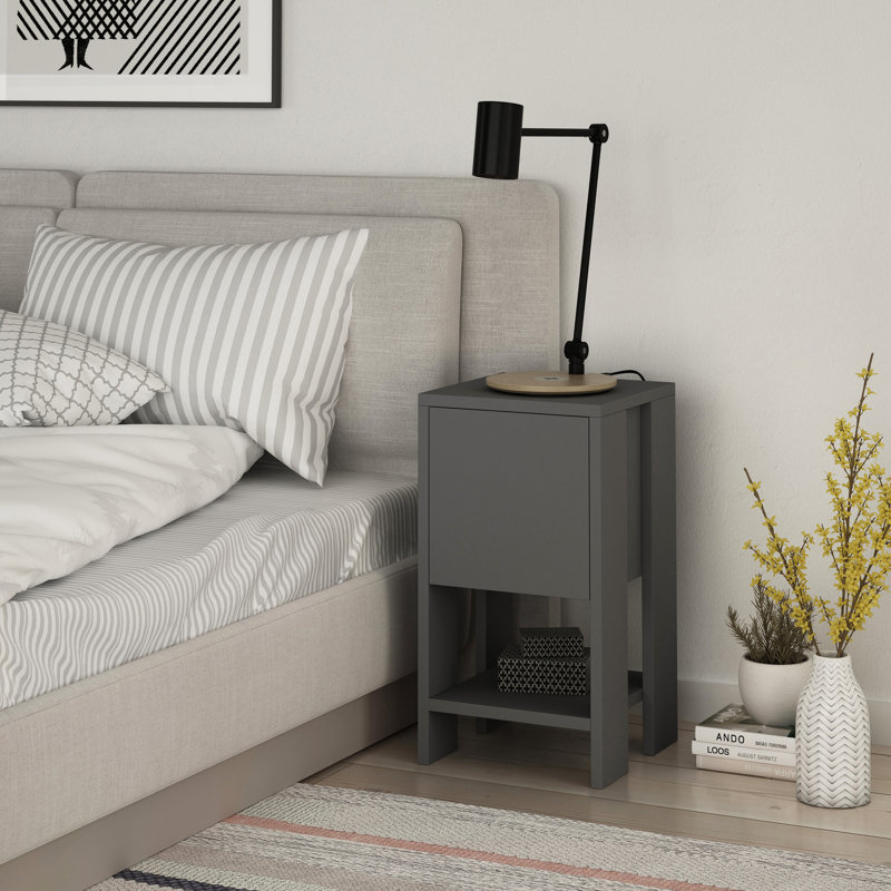 Table de chevet Ackerley, Anthracite