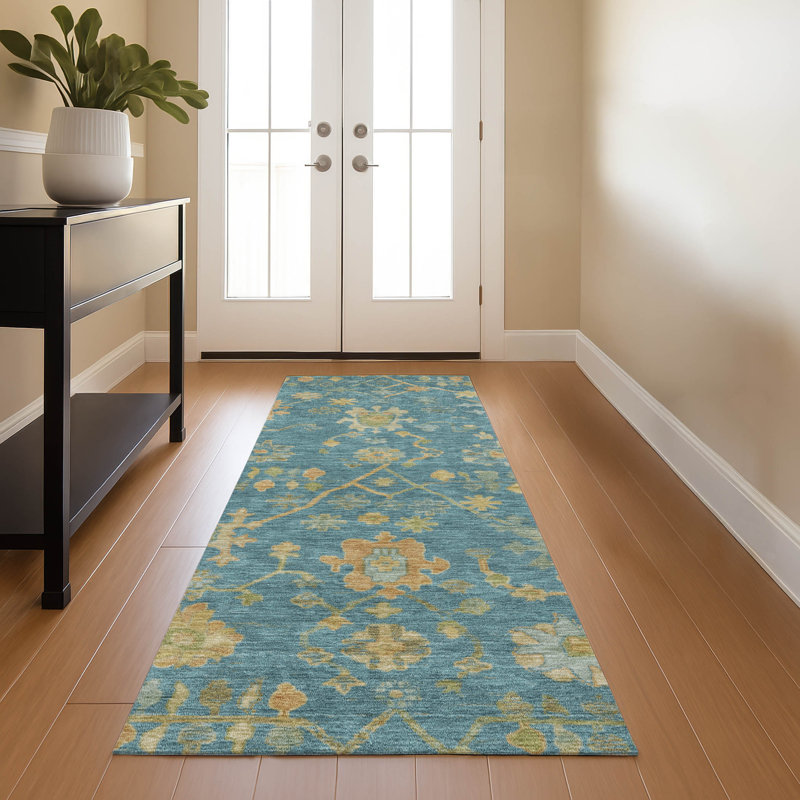 Premium Machine Washable Alaina AMF1930 Global Rug, Runner 2'3" x 7'6"