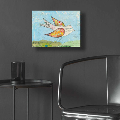 «Flutter III» par Courtney Prahl, art mural en verre acrylique