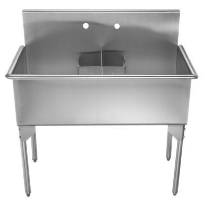 Pearlhaus 43" L x 23" W Free Standing Service Sink