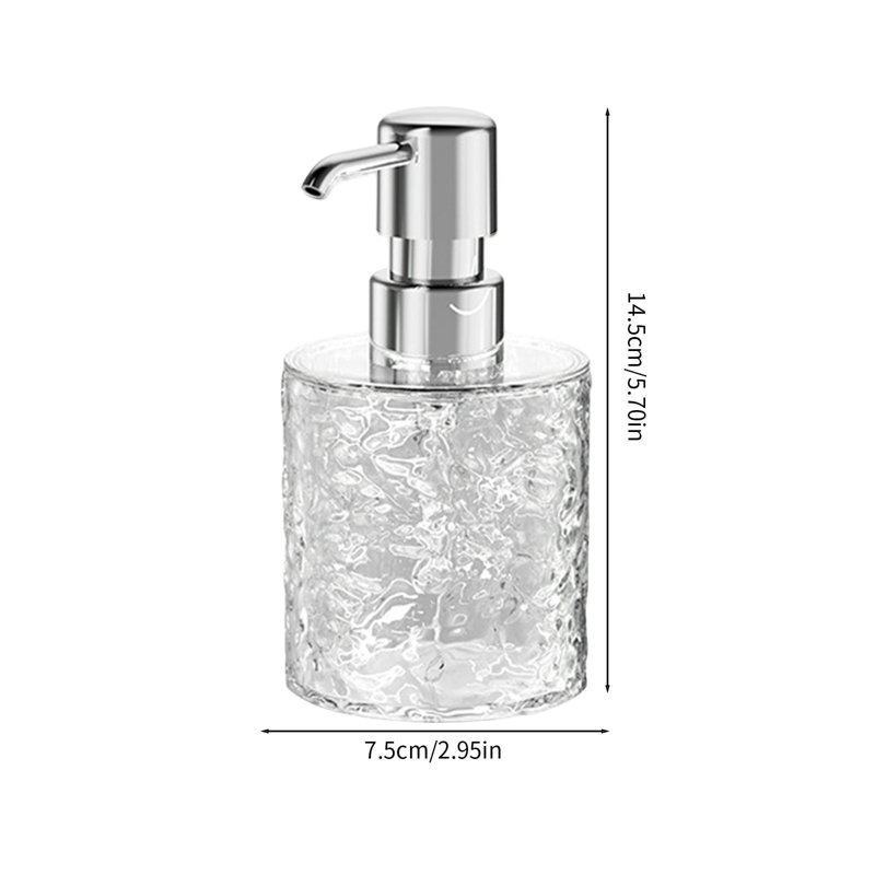 Distributeur de savon moussant pour bouteilles d'eau, Clair