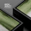 Voilier vert pastel océan encadré sur toile-96985070-96985069