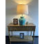 Lampe de table en céramique Aminu Blue