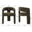 Chaise avec accoudoirs en fer Dalpat-517217053