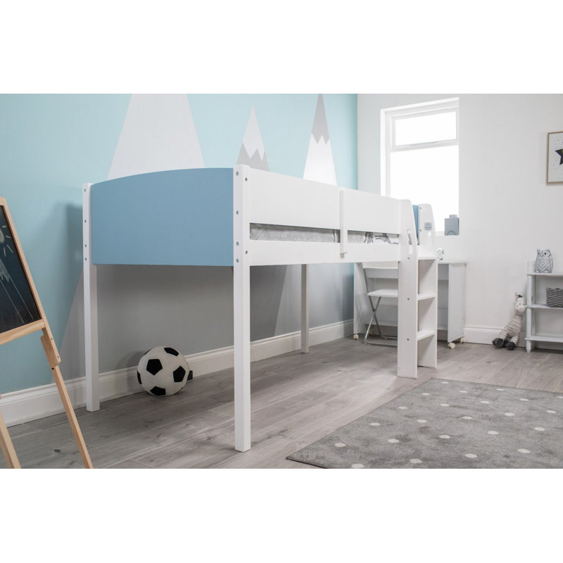 Bergenfield 90 X 190cm Mid Sleepers, White/Blue