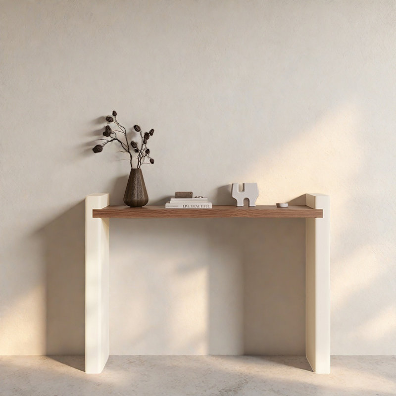 Console de couloir rustique minimaliste, H 31,5 po x l 39,4 po x P 14,2 po