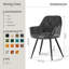 Runkle Upholstered Velvet Dining Chair with Arm-690533900