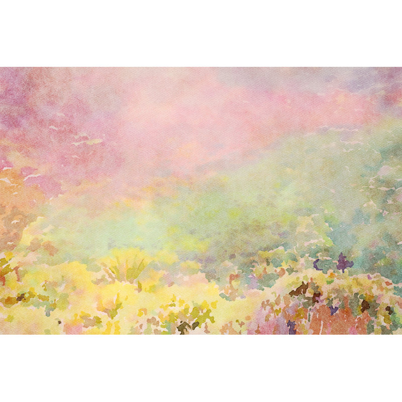 Watercolour Illustration by LazingBee - Wrapped Canvas Print, 61cm H x 91cm W x 3.8cm D
