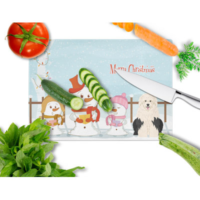 Carollynn Glass Old English Sheepdog Cutting Board