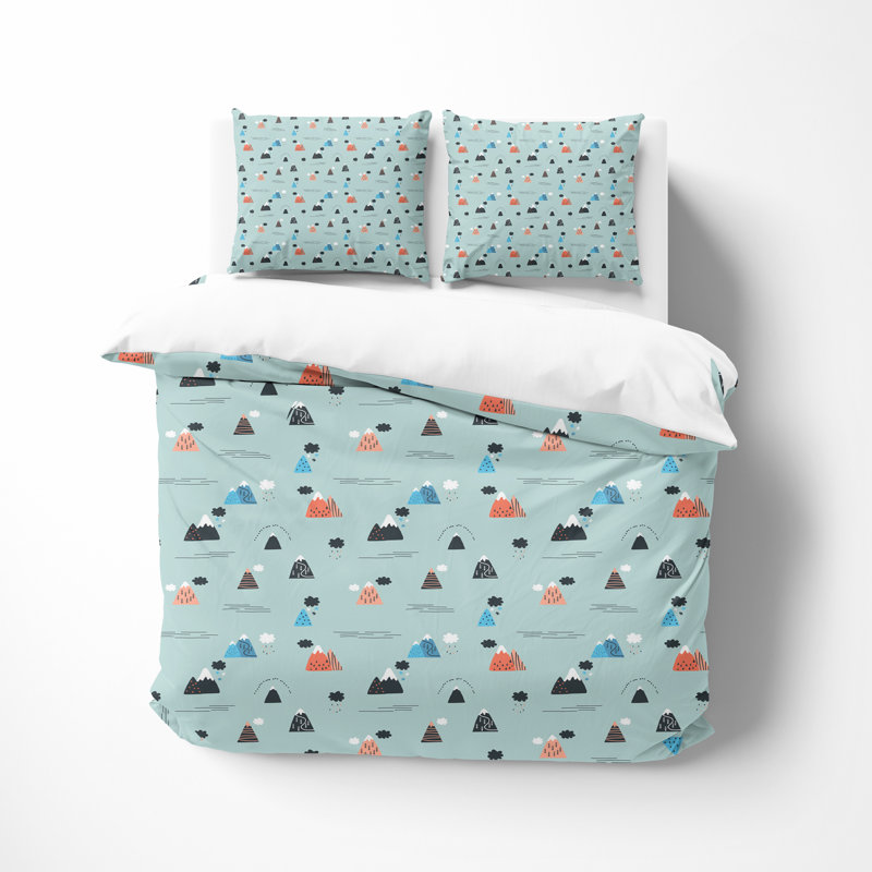 Abstract Duvet Cover, Twin Duvet Cover + 1 Queen Shams