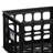 Sterilite Storage Crate, Stackable Plastic Bin Open Basket with Handles-95387941-95387942