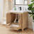 Bondi 30" Single Bathroom Vanity in Light Brown with White Artificial Drop-in Sink without Mirror