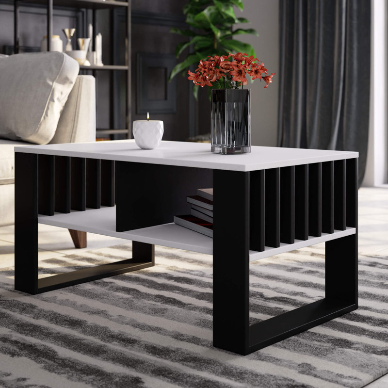Shonae Four Leg Coffee Table with Storage