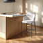 (Ensemble de 2) tabouret de comptoir rembourré Opaline-72433934