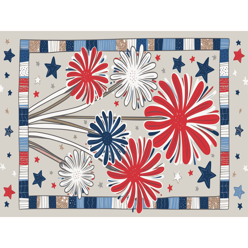 Tapis d'été Holiday The Aisle®, Rectangle 5 pi x 7 pi