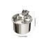 Distributeur d'eau USB à circulation automatique pour animaux de compagnie en acier inoxydable USB, 6,89 x 6,89 x 6,1 po, argent-131407550