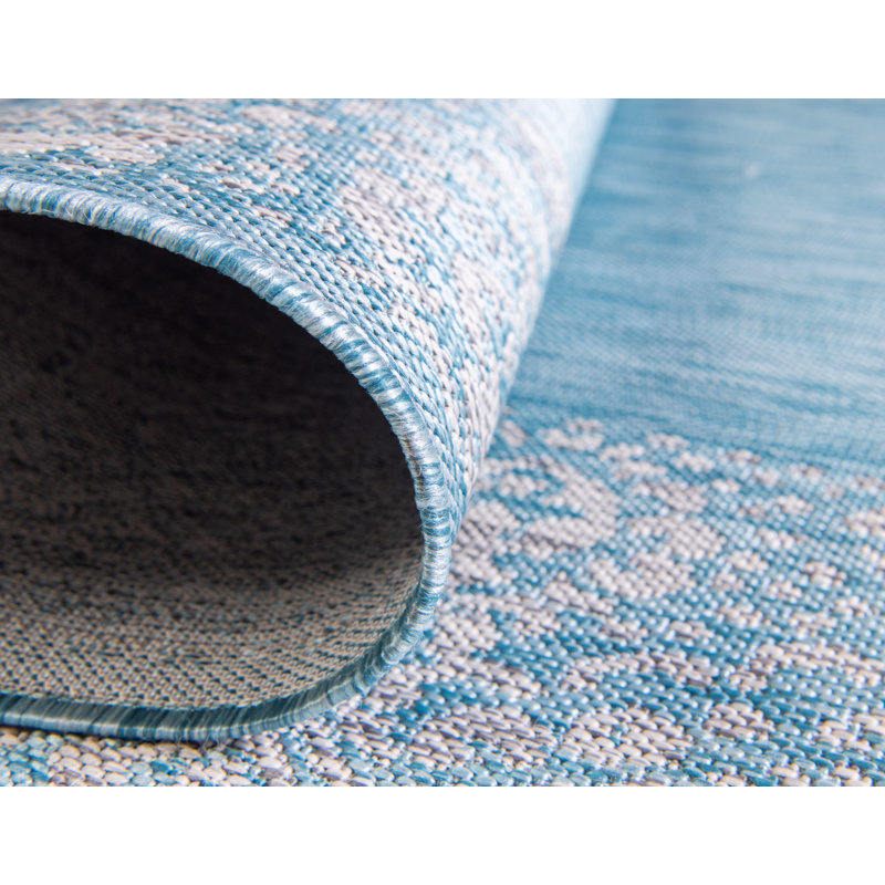 Kason Oriental Indoor / Outdoor Rug, Rectangle 4'1" x 6'1"