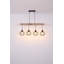 Iowa 4 - Light Black Cluster Pendant
