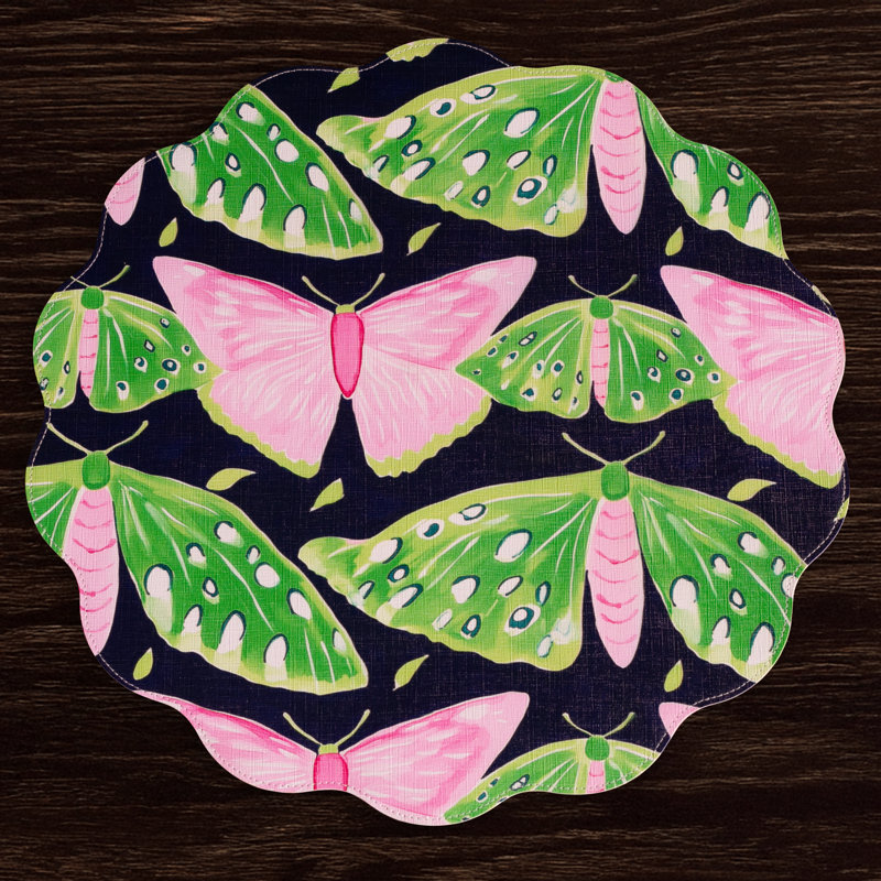 Vida Vinyl Round Placemats