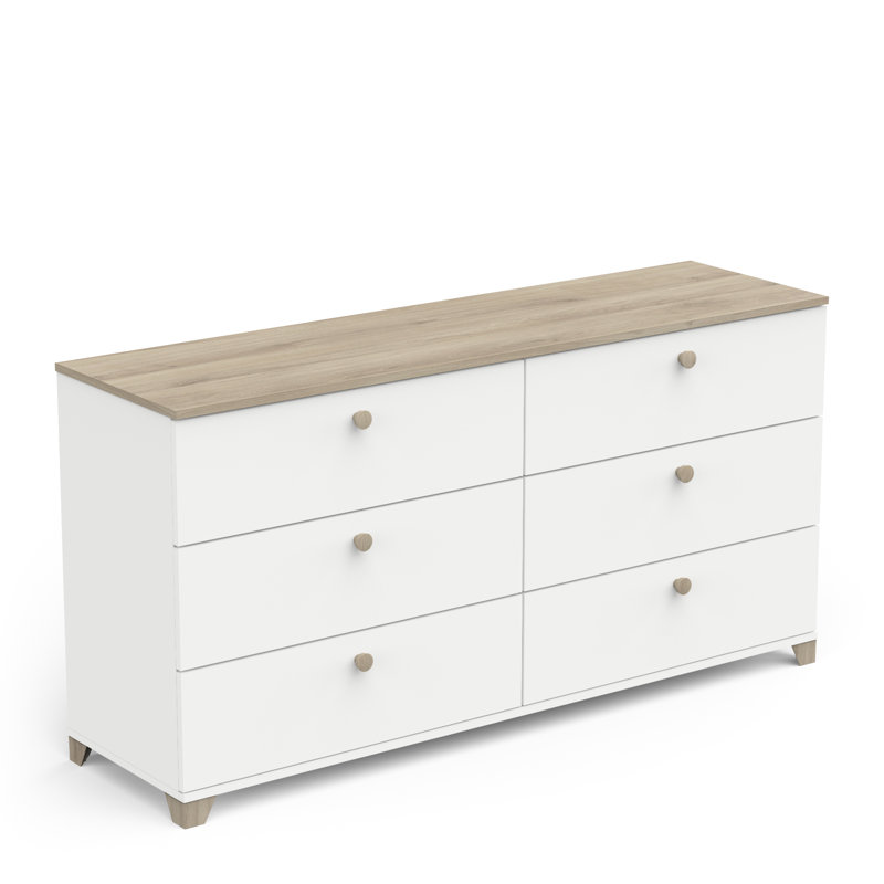 Barbaa 151cm W 6 - Drawer Chest of Drawers