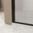 32 "X 72" Bifold Shower Door, 1/4"(6Mm) Tempered Glass Aluminum Frame, Explosion Proof Film