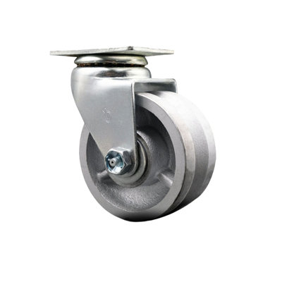 Roulettes pivotantes V-Groove