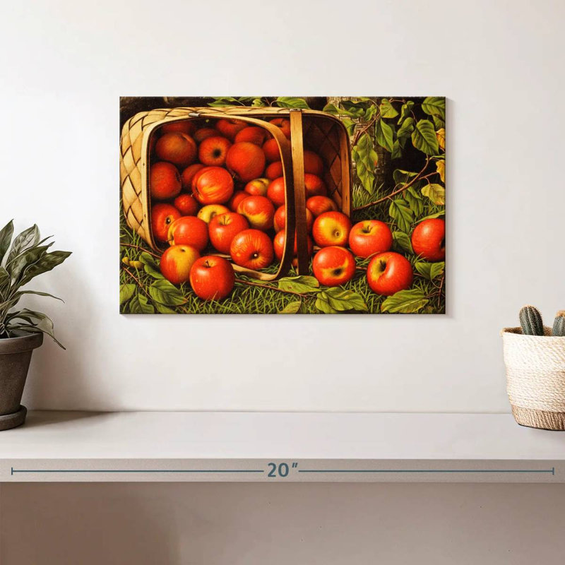 Panier de pommes Yarlin, H 8 po x l 12 po