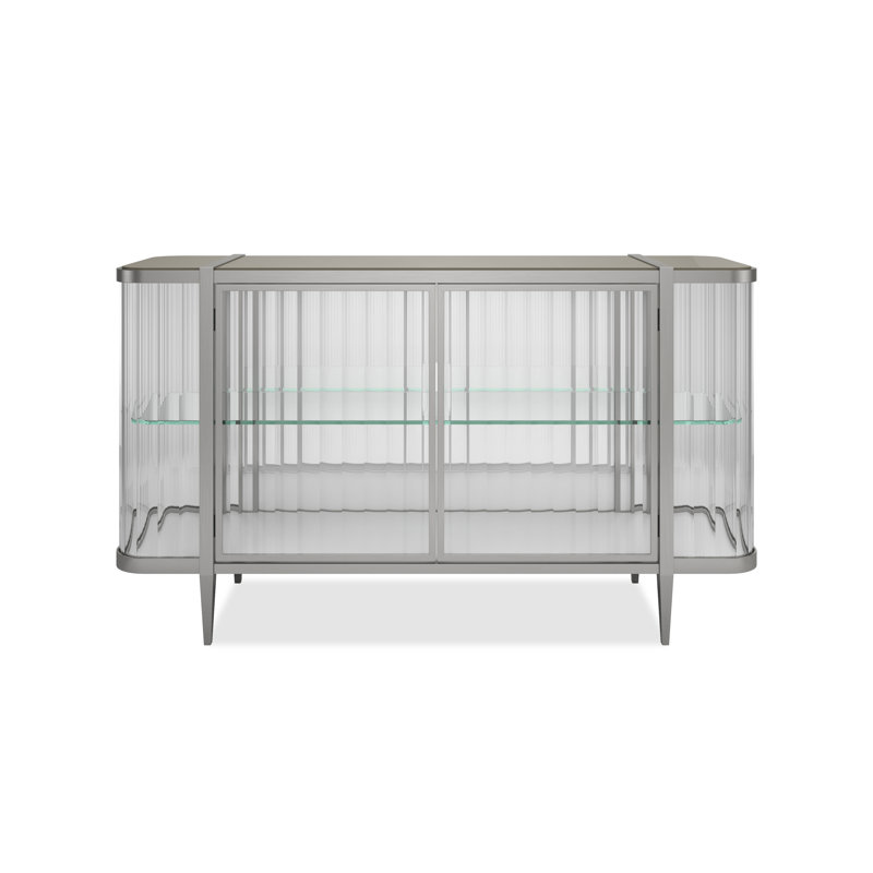 Stop And Stare 59'' W Sideboard, Silver