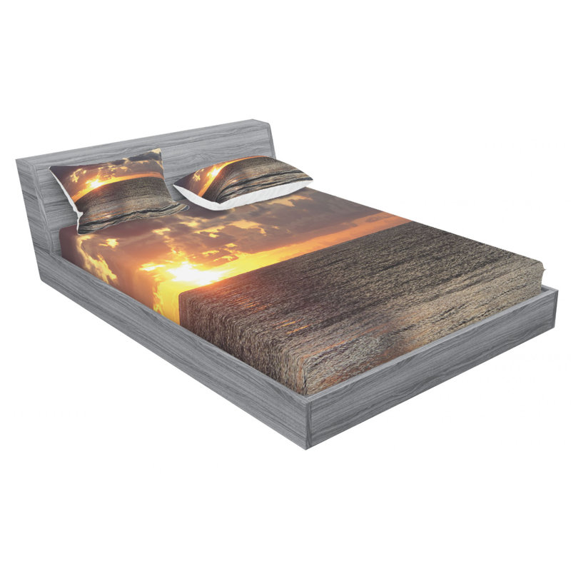 Microfiber Sheet Set, Full Sheet Set with Fitted Sheet