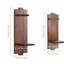 2 Piece Wood Wall Wall Sconce Set