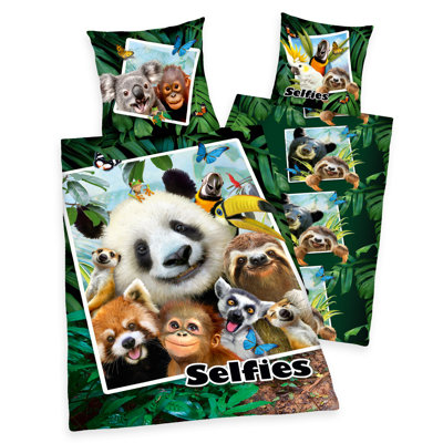 Selfies Jungle Duvet Cover Set