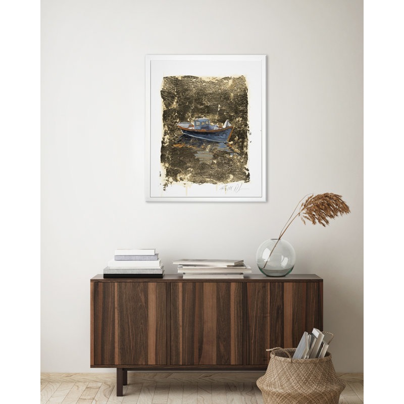 Gold Coast Boat 1 Print by Robert Robinson