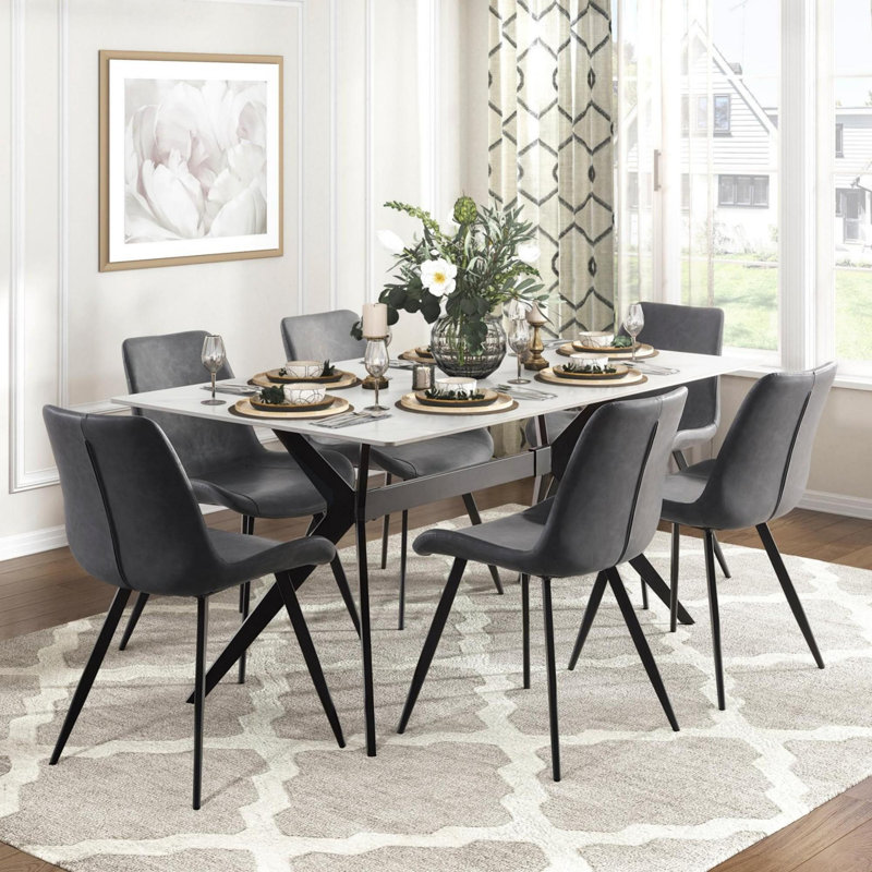 Modern Dining Table Set, 7