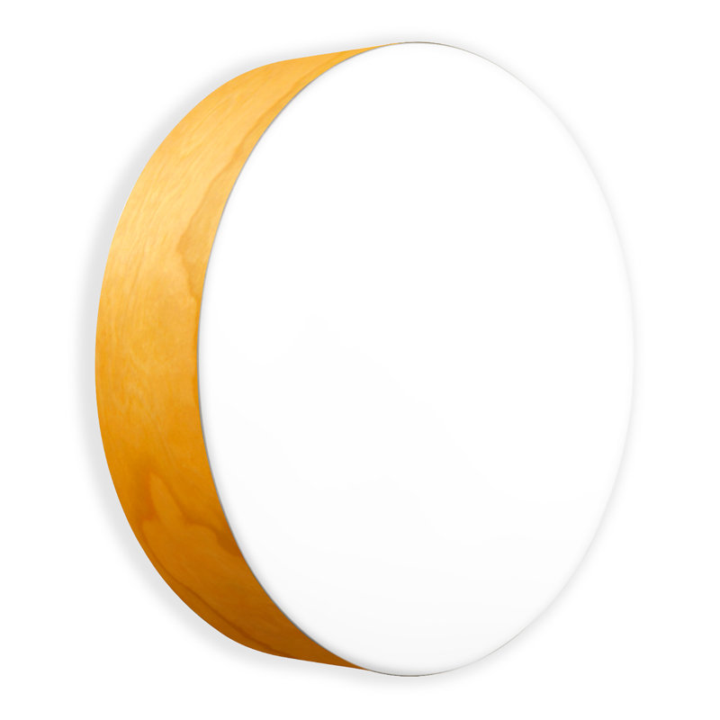 Gea 1 - Light Flush Mounted Sconce, Yellow, 16.5" H x 16.5" W x 3.9" D, GX53