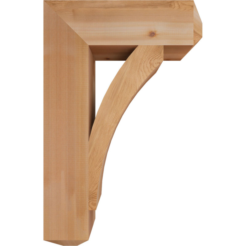 Support pour artisan Thorton, Cèdre rouge de l'Ouest (lisse), H 34 po x l 6 po x P 22 po