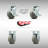 Thermoplastic Caster Set